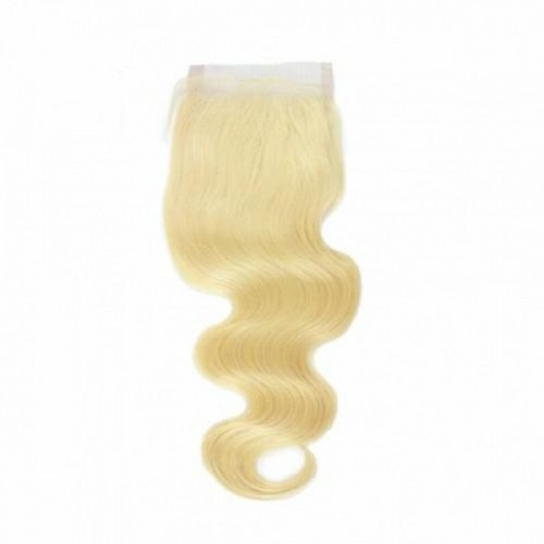 SHAKE-N-GO Unprocessed 100% Natural Human Hair 9S BODY WAVE LACE 4 X 4 CLOSURE 12"